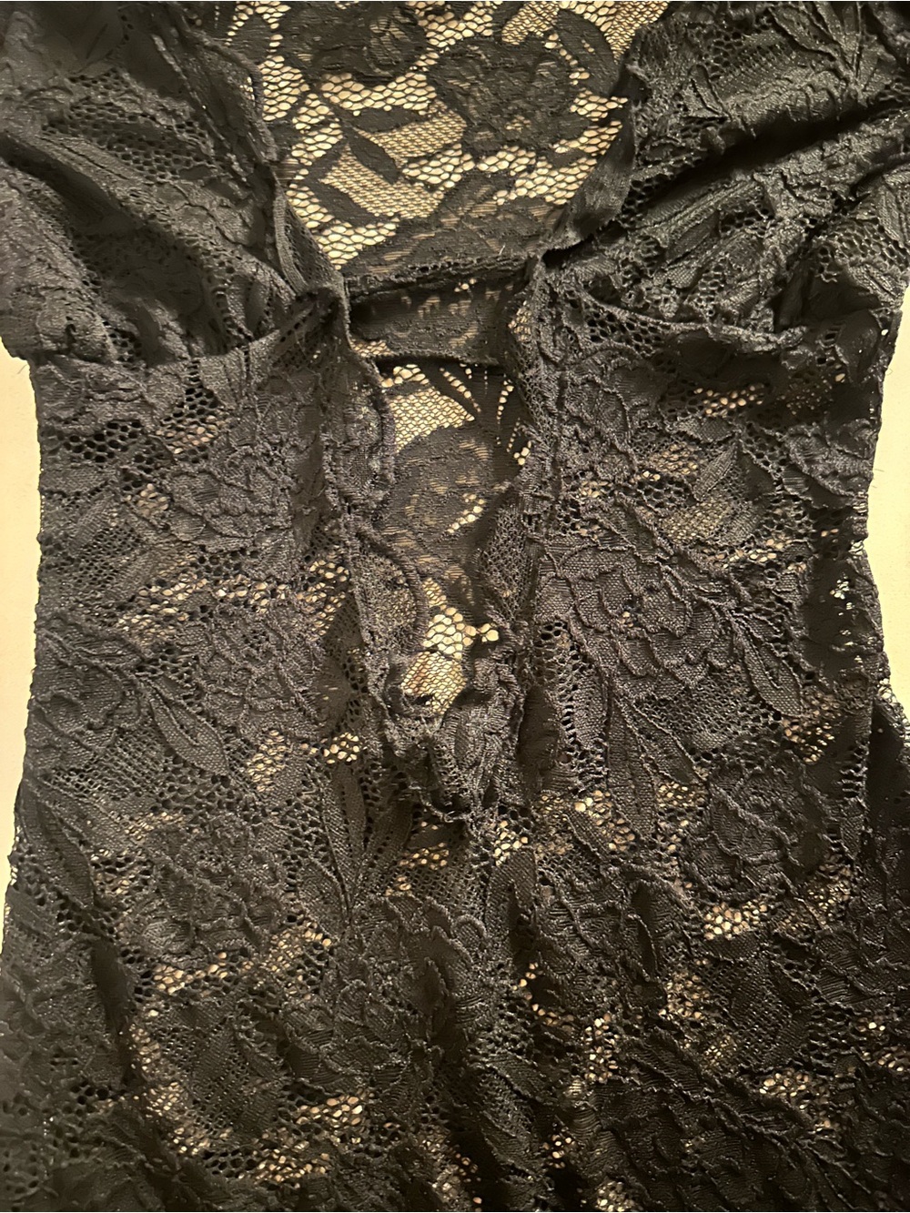 Outcast Clothing Black Maxi Lace Dress - Picture 3 of 6